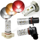Free Shipping High Power 50W LED Light Bulbs H4/H7/H8/H11/H16/P13W/9005/9006 Car Led Fog bulbs