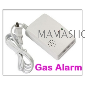 Household infiammabile Gas Leak Fire Safety Alarm monitor del rivelatore del sensore allarme 220V AC