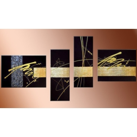 Wholesale - Modern Art Abstract 4PS Oil Painting On Canvas Framed  Items Choose In Store