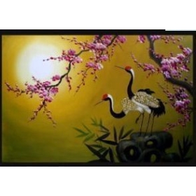 Vente en gros - Art abstrait chinois Cherry Blossom Peinture