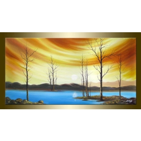 Wholesale - Sunming Winter Morning oil painting 