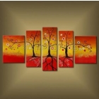 Wholesale - Large Modern Handmade Art Deco Landscape Trees Wall Oil Painting On Canvas Cm298