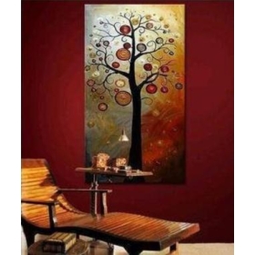 Wholesale - hand-painted artwork Home Decoration Modern Landscape Oil Painting on canvas