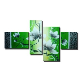 Wholesale - Hot Sell New 4pc Huge Wall Modern Abstract On Canvas Decorative Oil Painting Art