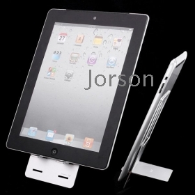 Alloy Metal Roterbart Desktop Mount Holder Stand til jeg pad jeg Pad 2 Silver Color, gratis forsendelse + Drop Shipping