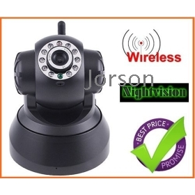 Sans fil WIFI Caméra IP Webcam vision nocturne nightvision10 LED IR Dual Audio dropshipping freeshipping