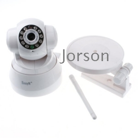 EasyN WIFI IR 2-Audio Webcam Wireless IP Camera with color box , freeshipping,dropshipping 