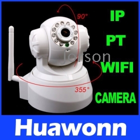Wireless Security IR Nightvision P / T WiFi IP Camera , freeshipping , Dropshipping