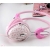 Envío Gratis !Nuevo auricular del auricular del teléfono móvil con el altavoz para Skype Somic ST -1607 de color rosa