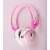 Envío Gratis !Nuevo auricular del auricular del teléfono móvil con el altavoz para Skype Somic ST -1607 de color rosa