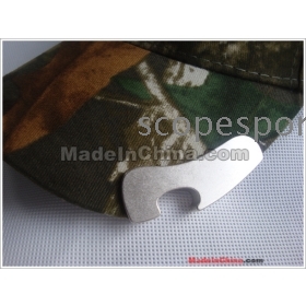 LED Fluorescent +bottle opener cap hunting hat light outdoor corkscrew Novel fishing cap Free shipping 