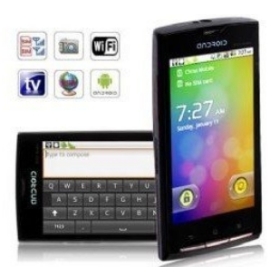 Gwiazda A8000 Android 2.2 Wifi GPS TV Dual Sim dotykowy ekran Smart Phone Cards