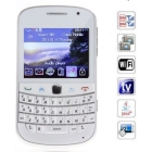 2.4 inch  Screen Cell Phone  Analog TV WiFi Dual SIM QWERTY Keyboard  (white)