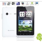5.0 inch Android 2.3 E8 WCDMA+GSM Wifi GPS Analog TV Dual Cards Capacitive  Screen 3G Smartphone (White)