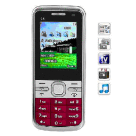 2.0 inch C5 Analog TV FM Dual Cards Cell Phone