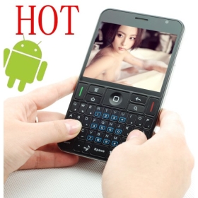 Android qwerty del teléfono móvil A9000 banda cuádruple doble SIM WIFI TV móvil teléfono Android A9000