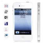 TC Dual SIM Cell Phone 3.5 inch  Screen with WiFi Analog TV (white)