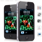 3.5 inch  Screen Wifi Dual SIM Quad Band  Cell Phone   i4+ (black) free shipping