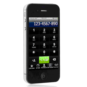 atacado de 3,5 polegadas Cell Phone WiFi Java Único SIM Capacitive Touch Screen (preto )