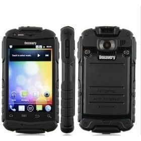 Discovery V5 Shockproof stofdicht Android mobiele telefoon 3,5 inch capacitive scherm SC8810 1,0 GHz WiFi Rock Zwart Geel Oranje
