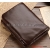 free shipping men wallet Two folder zipper wallet brown color brand new good quality