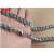 free shipping 2pcs/lot Europe and the United States foreign trade sell like hot cakes fashion first 316 l necklace titanium steel male money and big rich type circular grinding chain 10 mm