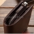 free shipping men wallet Two folder zipper wallet brown color brand new good quality