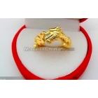free shipping 2pcs/lot golden plate ring,no. 18,good quality