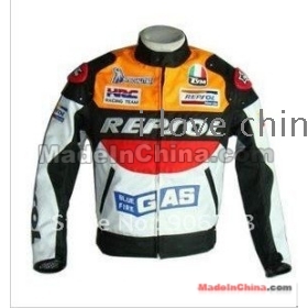 Darmowa wysyłka silnika gazowego Repsol Męska Oxford Motorcycle Jacket Jacket Motocross Racing Jacket kurtka , kurtki Racer black70