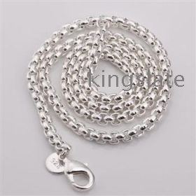 2012 Lowest price Free shipping 10pcs/lot top hot sell Beautiful fashion  charm new Elegant Special Noble Unique new round box chain necklace jewelry High quality best gift N008