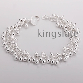 Free shipping 10pcs/lot hot sell Beautiful fashion jewelry  charm new Grapes beads Elegant chain bracelet best girl gift H17