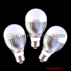 high quality 5w led globe bulbs,20pcs/lot,Bridgelux chip 5w led bulb,85v-265v,3years warranty 