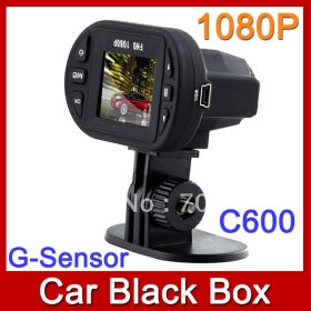 NEW Full HD 1080P 1.5" TFT LCD Car camera C600 with 12 IR Night vision LED lights car DVR video recorder 4X Digital Zoom