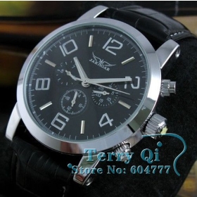 Hot! NEW Automatic Mechanical 6 Hands Men's Luxury Wrist watch Gift Free Ship