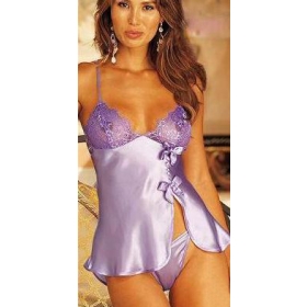 Sexy Lingerie babydoll teddy  corset+G-STRING WY8213