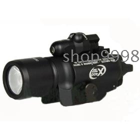 Tactical Hunting Shooting x400 Flashlight Red Laser Sight