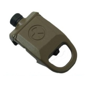RSA Rail Sling Attachment Mount Steel Swivel Buckle Fit For Rifle Sling navy blue