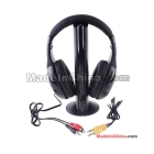 good quality+Free Shipping 5 pcs/lot Brand New Wireless Headset Headphone Earphone for TV CD MP3 PC FM 