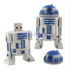 STAR WAR R2 -D2 robot de silicone 1/2/4/8/16/32GB mémoire flash USB stick stylo lecteur
