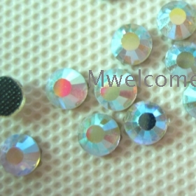 DHL free shipping to Europe country SS20 4.8mm crystalAB mixture color 20ss DMC hot fix/hot fix rhinestone/hot fix stone/iron hot fix/clothes accessories/flat stones for gaement 