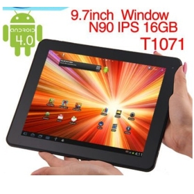 Original Window N90 tablet pc 9.7inch android 4,0 1GB RAM 16GB dual kamera IPS 1024x768 tablet PC