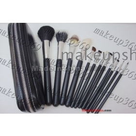 2012 Makeup!10 Sets New 12 Pieces Brush Sets+Leather Pouch!With Numbered! M042