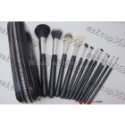 2012 Makeup!10 Sets New 12 Pieces Brush Sets+Leather Pouch!With Numbered! M042