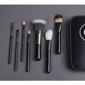 2012 new 50 sets new 7 pieces brush sets + leather pouch!  M006