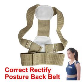 Wholesale -Correct Flexible Back Belt Posture Shoulder Support Belt Rectify Posture Beauty #R69