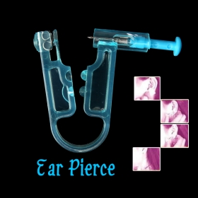 Wholesale -Disposable Unit Ear Stud Asepsis EarPiercing Piercing Gadget Gun Piercing Tool F#T740
