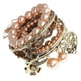 Wholesale-10Pcs Palace Style Multilayer European Fashion Bracelet Free Shipping#G630