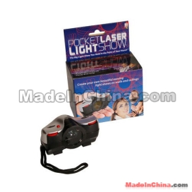 Pocket Laser Lightshow wireless handheld laser projector