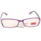 radiation glasses anti fatigue computer goggles Leopard with Glasses case Violet