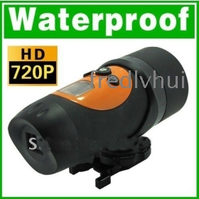 HD Waterproof Video Action Camera Sports Helmet Camera With AV Out Support Free Shipping 100% Warranty